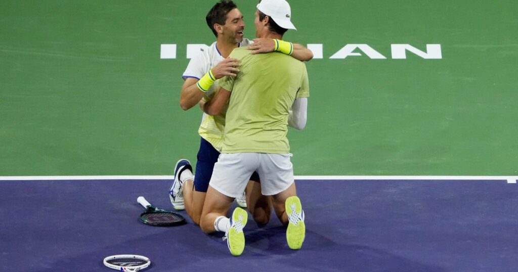 Batacazo de Andreozzi en Indian Wells: ganó en dobles su primer título en un Masters 1000 imagen-38
