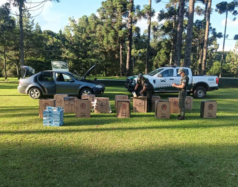 Gendarmería frustró el traslado de cigarrillos de contrabando en cercanías de la Reserva Yateí luego de una huida a alta velocidad Gendarmería frustró el traslado de cigarrillos de contrabando en cercanías de la Reserva Yateí luego de una huida a alta velocidad imagen-5