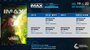 Un viaje al límite del espacio «Proyecto: fin del mundo» llega al Imax del Conocimiento imagen-1