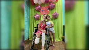 La deportista misionera Micaela Hahn continúa su recuperación con optimismo tras un accidente de tránsito que cambió su vida: “Sin mi familia no hubiese podido” imagen-7