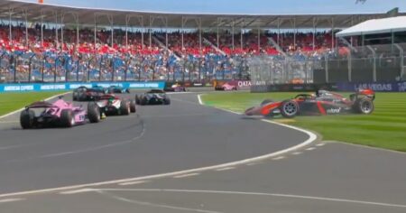 Video: el trompo de Nicolás Varrone en su primera carrera en la Fórmula 2 imagen-18