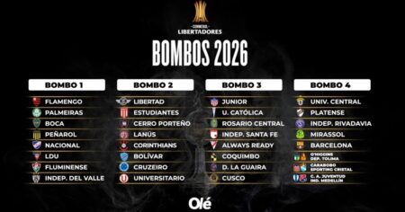 Fase 3 de la Libertadores: primer clasificado y así quedan los bombos para el sorteo imagen-16