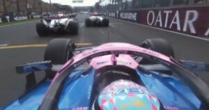 Video: la impresionante maniobra de Colapinto para no chocar a Lawson en la largada del GP de Australia imagen-1