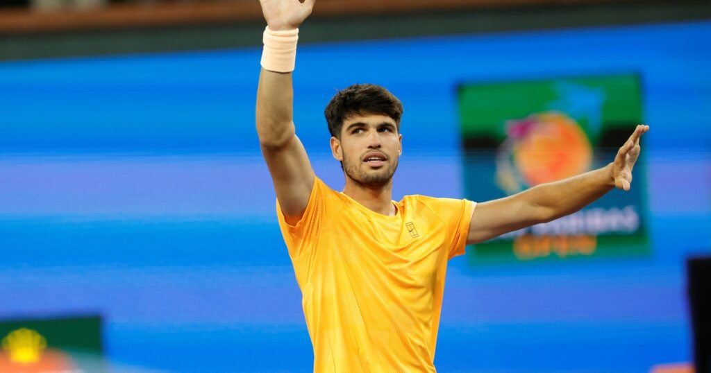 Alcaraz sigue imparable: mantuvo su invicto en 2026 y está en semifinales de Indian Wells imagen-37