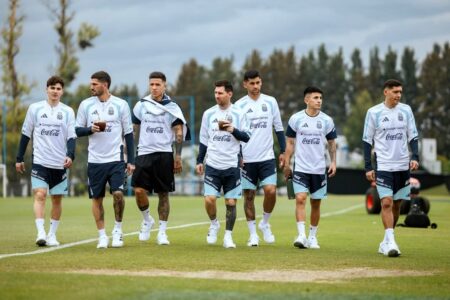 La selección argentina venció 1-0 a la Sub 20, mientras Scaloni piensa en variantes para jugar ante Zambia imagen-7