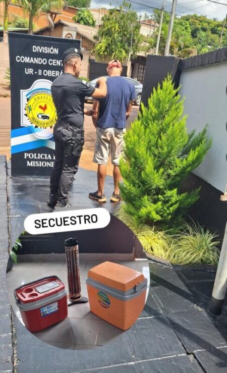 Detuvieron en Oberá a “Pinkilo”, buscado por tres robos cometidos en las últimas semanas imagen-120