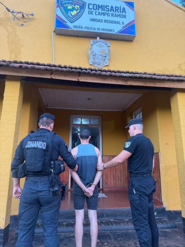 Fue a visitar a su ex con su novio y ambos fueron retenidos en la vivienda: el acusado terminó detenido en Campo Ramón imagen-5