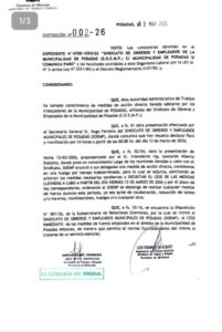 Trabajo dictó la conciliación obligatoria en el conflicto entre el SOEMP y la Municipalidad de Posadas imagen-1