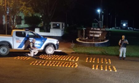 Incautan 94 kilos de marihuana en la costa del río Uruguay en San Javier imagen-6