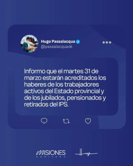 EL martes 31 cobran activos y pasivos del Estado provincial imagen-15