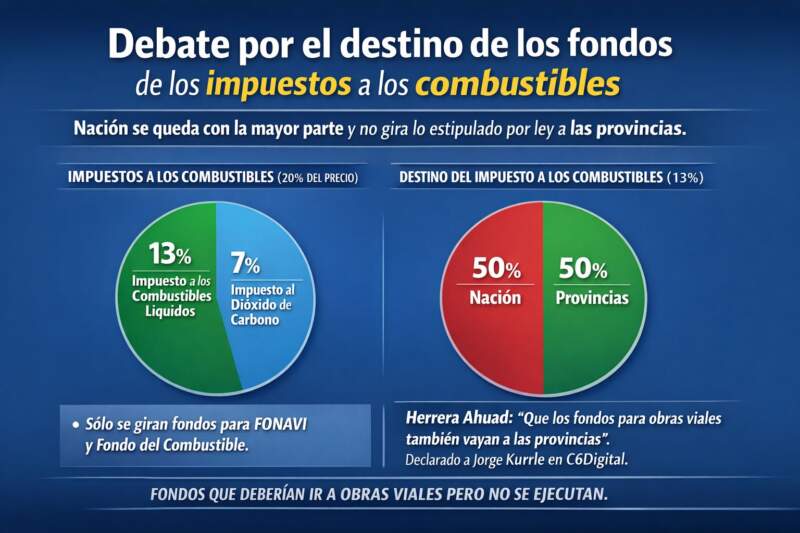 Combustibles: crece el debate por los impuestos, el destino de los fondos y el reclamo de Misiones por lo que Nación no gira Combustibles: crece el debate por los impuestos, el destino de los fondos y el reclamo de Misiones por lo que Nación no gira imagen-4