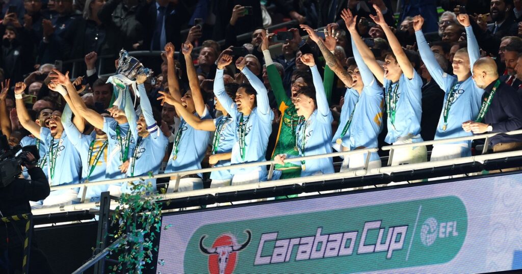El Manchester City le ganó al Arsenal y se consagró campeón de la Carabao Cup El Manchester City le ganó al Arsenal y se consagró campeón de la Carabao Cup imagen-4