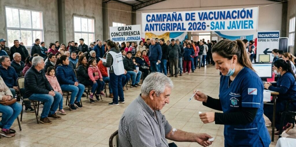 Comenzó la campaña de vacunación antigripal 2026 en San Javier con gran concurrencia en la primera jornada imagen-77