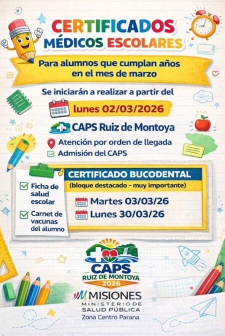 Salud Pública impulsa en marzo charlas, operativos sanitarios y certificaciones escolares en distintos municipios de la provincia imagen-12