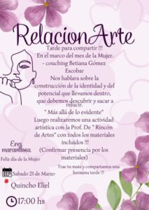 RelacionArte: una propuesta para compartir, reflexionar y crear en el Mes de la Mujer RelacionArte: una propuesta para compartir, reflexionar y crear en el Mes de la Mujer imagen-76
