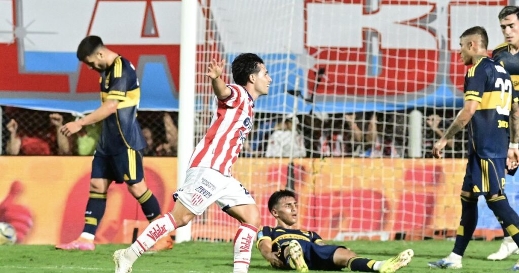 Video: el golazo que Unión le hizo a Boca para romper el cero en Santa Fe imagen-5