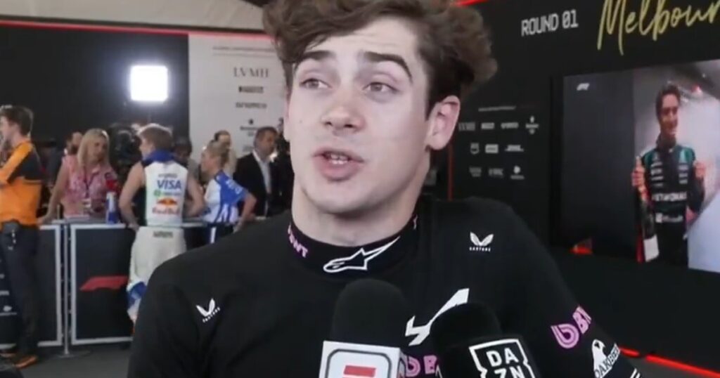 Qué dijo Franco Colapinto tras el GP de Australia imagen-40