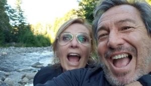 El “Chino” Tapia despidió a su mujer en la Patagonia: la historia de amor que los unió a la cordillera imagen-1
