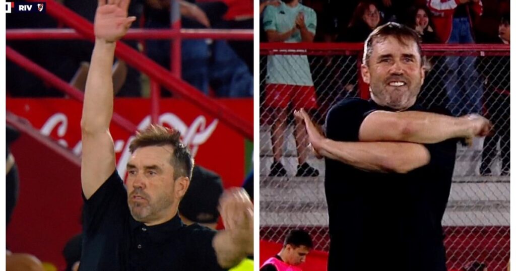 Coudet en el penal a Huracán: de reclamar offside a resignarse a full de expresividad imagen-36