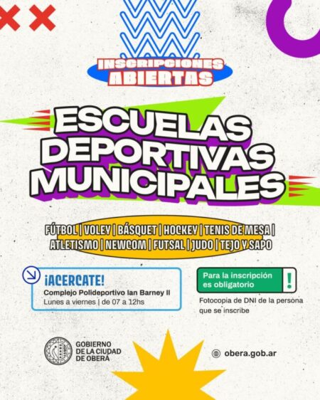 Última semana de inscripciones para las escuelas municipales deportivas imagen-68