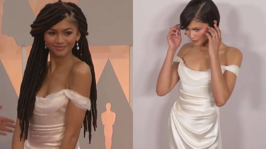 Zendaya rescata un vestido de novia que llevó hace 10 años para el estreno de 'El drama', su nueva película con Robert Pattinson imagen-5
