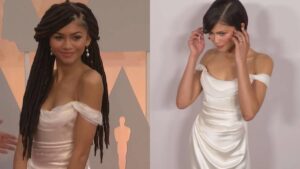 Zendaya rescata un vestido de novia que llevó hace 10 años para el estreno de 'El drama', su nueva película con Robert Pattinson imagen-121