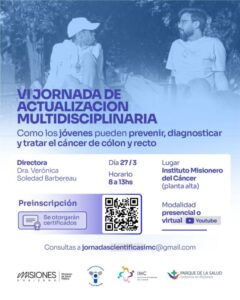 El viernes se llevará a cabo la VI Jornada de Actualización Multidisciplinaria para prevenir, diagnosticar y tratar el cáncer colorrectal El viernes se llevará a cabo la VI Jornada de Actualización Multidisciplinaria para prevenir, diagnosticar y tratar el cáncer colorrectal imagen-5