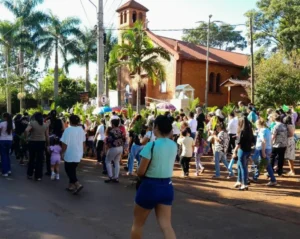 Puerto Libertad: la tradicional Bendición de Ramos tuvo una gran participación de vecinos imagen-1