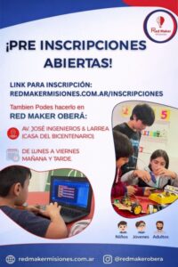 Red Maker Oberá abrió las preinscripciones para sus propuestas 2026 imagen-71