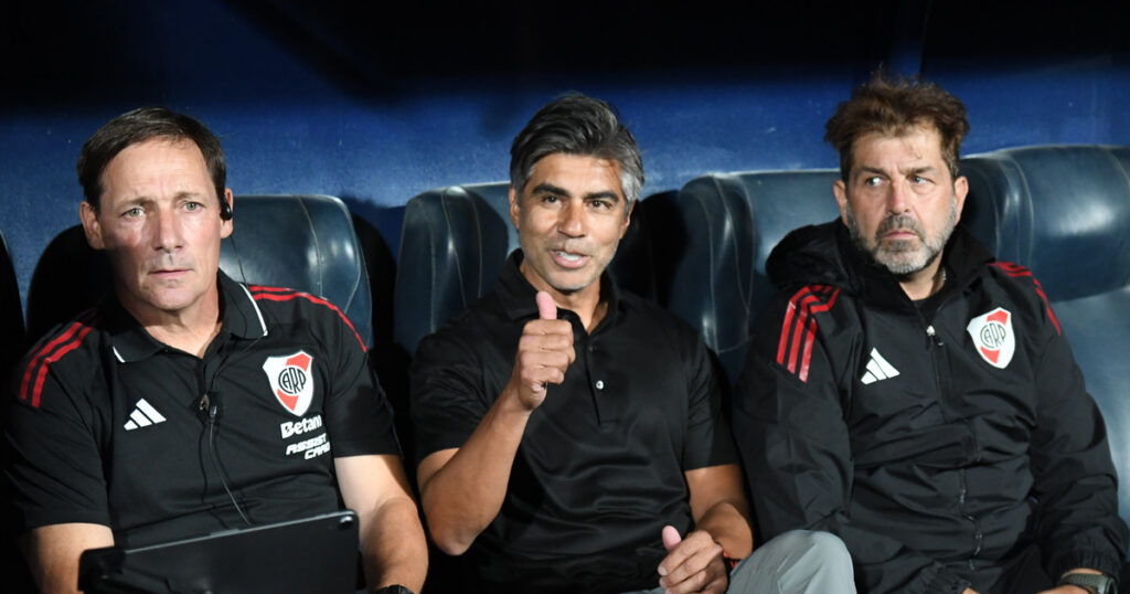 Escudero, el DT interino de River: "Al plantel lo encontré golpeado, trabajamos en lo anímico" imagen-42