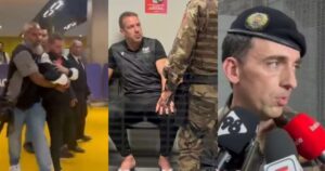 Escándalo en Brasil: presidente de Vasco da Gama le hizo un reclamo al árbitro y la Policía lo evadió con gas pimienta Escándalo en Brasil: presidente de Vasco da Gama le hizo un reclamo al árbitro y la Policía lo evadió con gas pimienta imagen-2