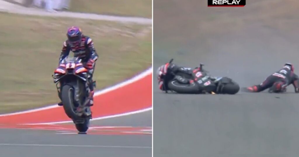 Insólito: quiso festejar la victoria, hizo wheelie y se cayó de la moto imagen-5