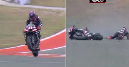 Insólito: quiso festejar la victoria, hizo wheelie y se cayó de la moto imagen-18