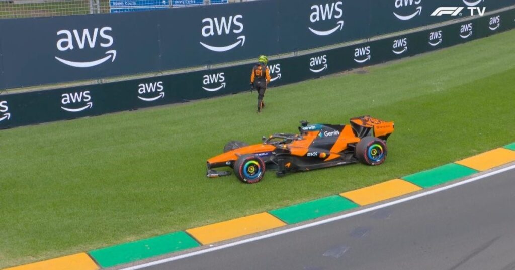 La figura que chocó antes del inicio del GP de Australia y se perdió la carrera imagen-5