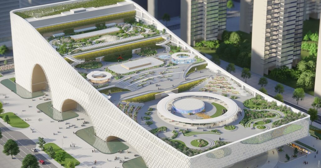 Un gigantesco centro cultural en China reúne biblioteca, teatro y museo en un solo lugar imagen-98