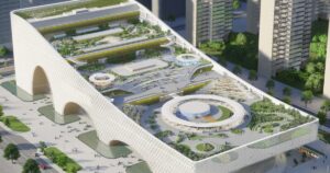 Un gigantesco centro cultural en China reúne biblioteca, teatro y museo en un solo lugar imagen-4