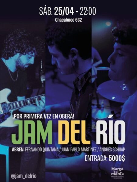 La “Jam del Río” llega por primera vez a Oberá con una propuesta abierta a músicos y público imagen-72