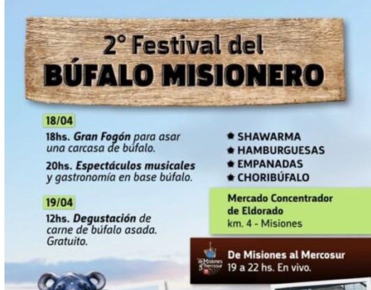 Sabores y tradición: el búfalo fue protagonista en Eldorado y la fiesta logró instalarse en el calendario provincial de eventos imagen-4
