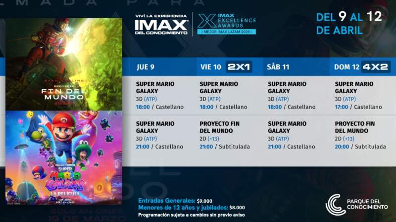 Super Mario llega al Imax del Conocimiento, pero apunta a la galaxia imagen-5