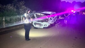 Choque en Alba Posse: un conductor resultó herido tras un choque en la Ruta 2 imagen-1