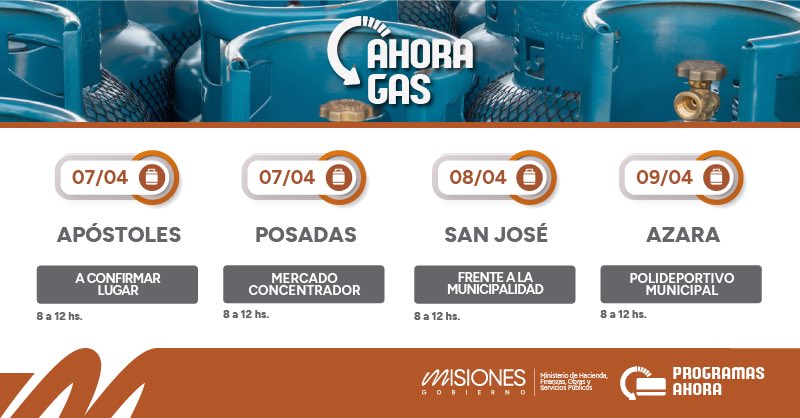 Con precio actualizado, durante abril el programa «Ahora Gas» continúa recorriendo la provincia Con precio actualizado, durante abril el programa «Ahora Gas» continúa recorriendo la provincia imagen-5