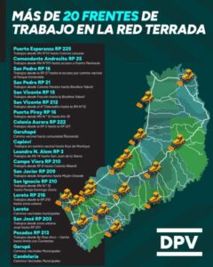 Vialidad de Misiones despliega más de 20 frentes de obra en rutas terradas en toda la provincia imagen-1