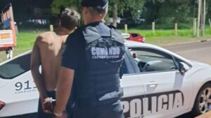 Intentó robar, quedó colgado del alambre y lo encontraron herido en un baldío imagen-2