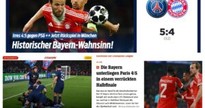 "¡Locura histórica!": la reacción de los medios franceses y alemanes tras el partidazo PSG - Bayern en la Champions imagen-2