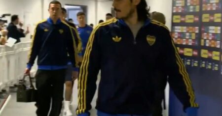 El apoyo de Cavani y Marchesin para el plantel de Boca en el superclásico imagen-13