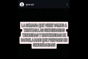 La directora de una escuela denunció que circulan mensajes que invitan a una nueva masacre escolar imagen-2