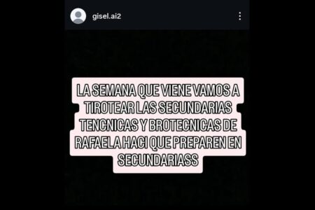 La directora de una escuela denunció que circulan mensajes que invitan a una nueva masacre escolar imagen-11