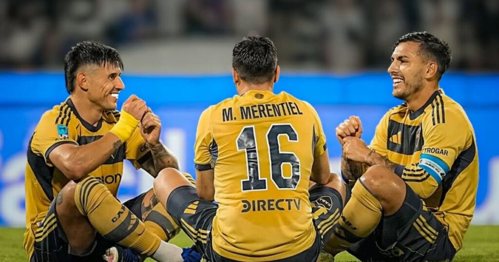 La trastienda del festejo que Paredes, Merentiel y Bareiro quieren repetir en la Libertadores: "Que se haga costumbre..." imagen-39