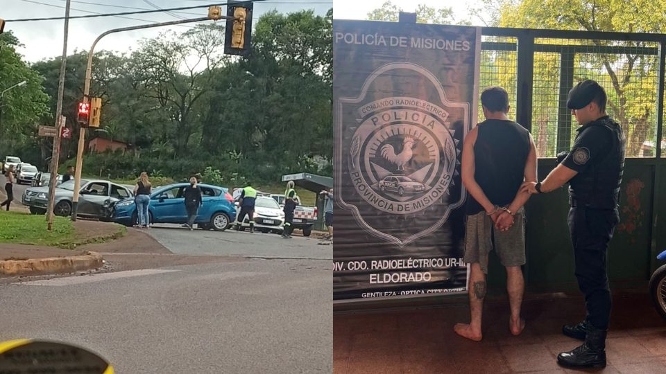 Eldorado | Un automovilista conducía borracho, chocó e intentó huir corriendo imagen-76