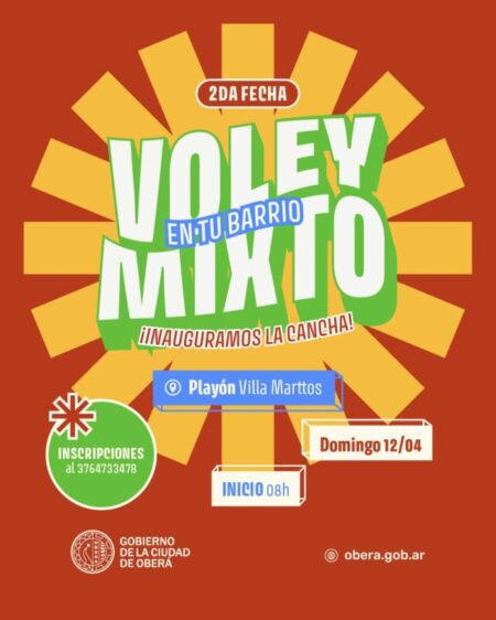 Vóley Mixto “En tu Barrio”: segunda fecha del año en Barrio Villa Martos Vóley Mixto “En tu Barrio”: segunda fecha del año en Barrio Villa Martos imagen-69